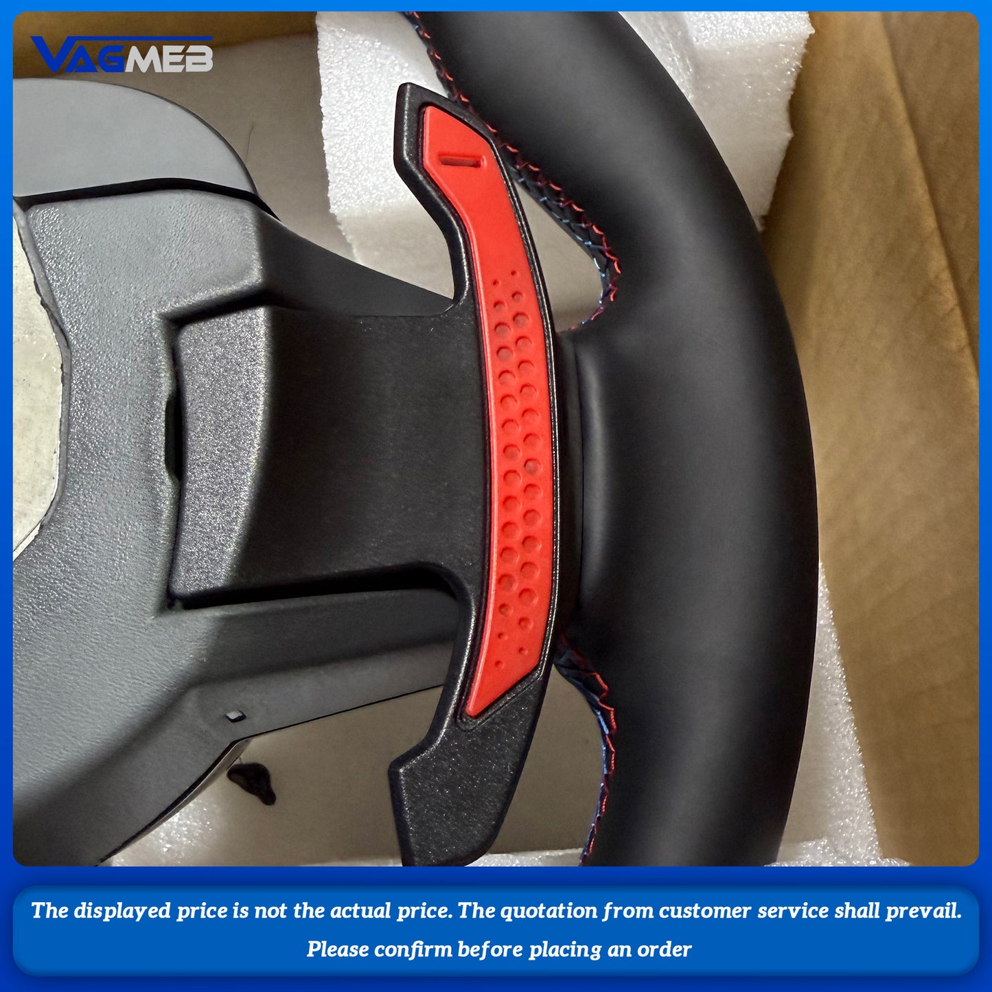 Sports Steering Wheel CS Nappa Leather For BMW 3 4 5 Series G20 G23 G26 G30 G32 G80 G82 G87 F90 G05 G06 G29 G42 Car Accessories