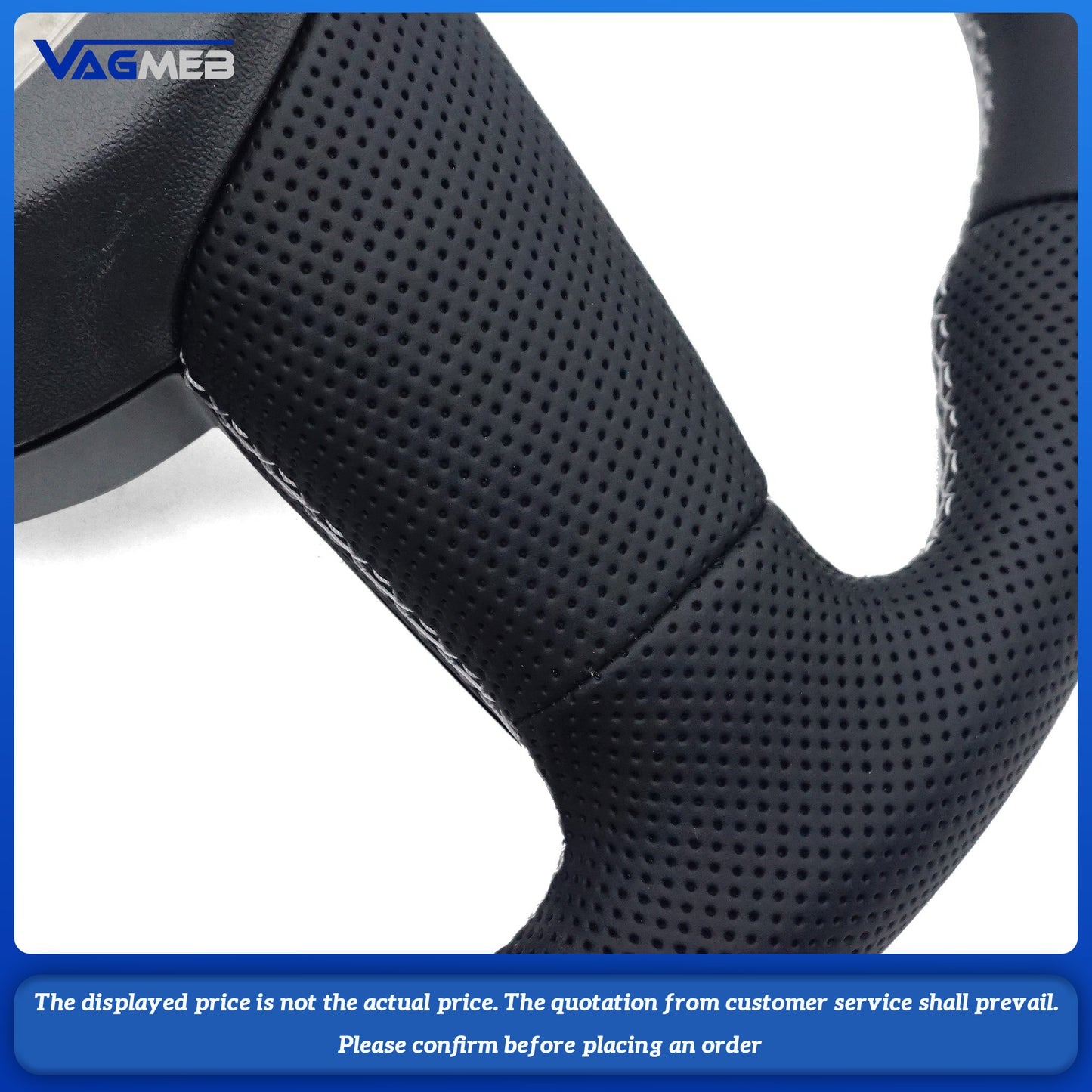 For Audi RS Logo A4B9 Steering Wheel Flat Bottom Steering Wheel Campaign Assembly Accessories