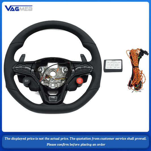 For VW R LOGO Golf MK8 Heated Steering Wheel
