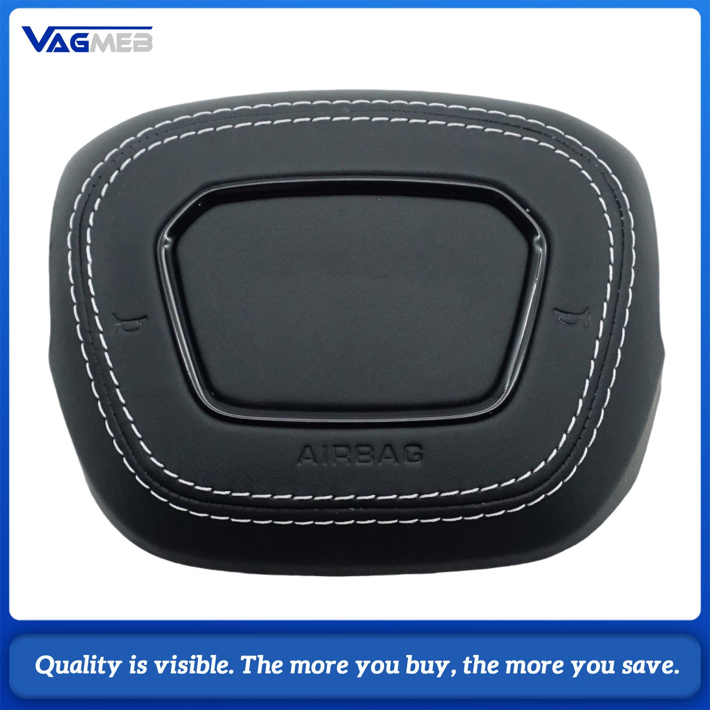 A Perforated leather Sports steering wheel for Audi Q5 FY Q7 4M Q8 S RS LOGO multifunctional steering wheel With Heated