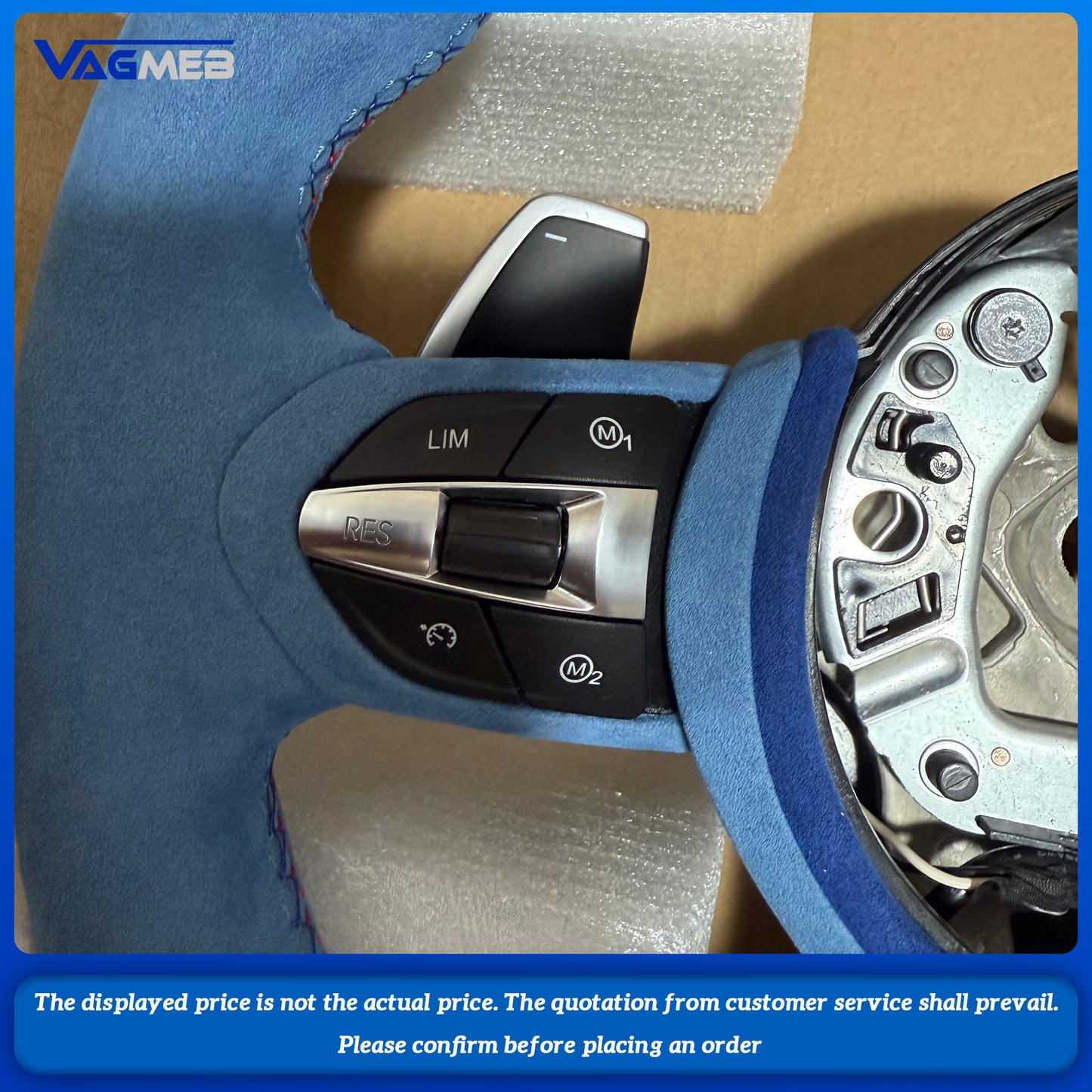 Wide Paddle M Sport Volante Lekrad Steering Wheel for BMW F10 F30 F20 F21 F22 F23 F31 F32 F33 F34 F36 F15 F16 F25 F26 F11 F06