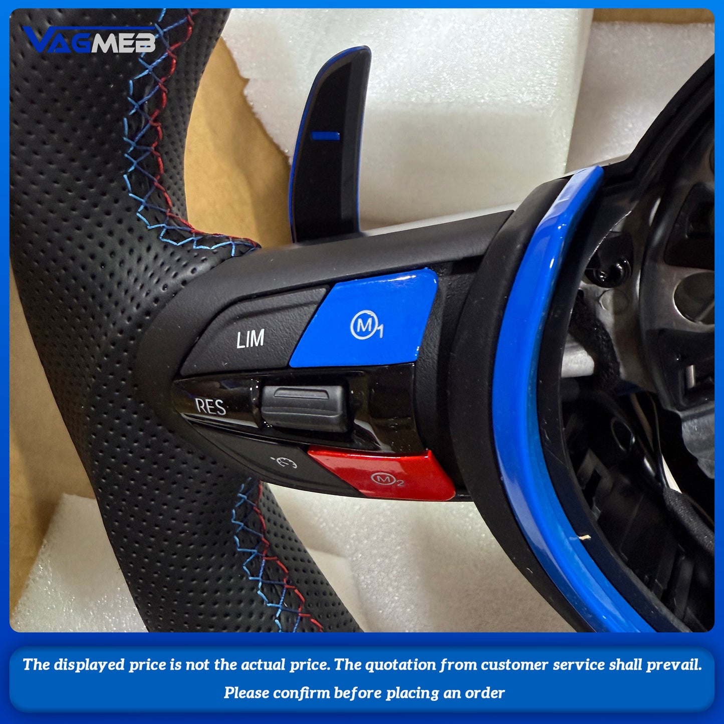 Red style Flame Demon， Steering Wheel For Bmw F30 F10 F31 F20 F25 F22 F36 F33 F32 F80 F82 F11 F18 F01 F90 E90 Steering