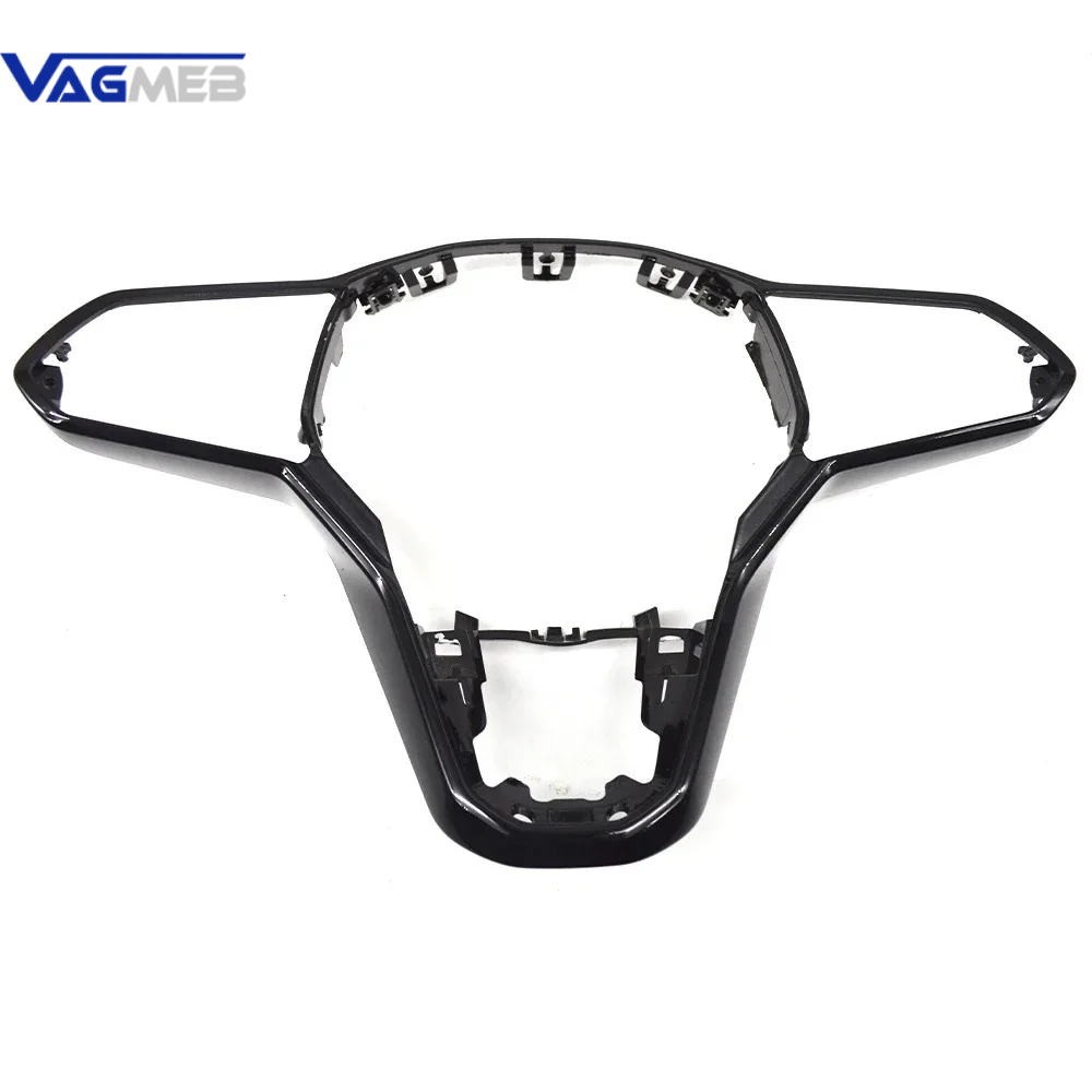 For VW Golf MK8 LCD Touch Steering Wheel Frame Steering Wheel Key Black Frame