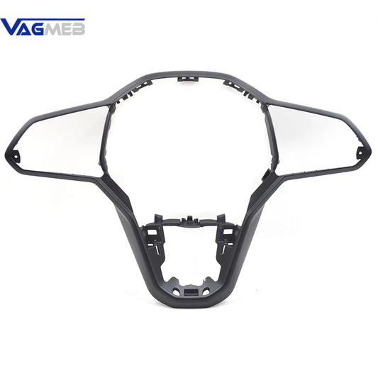 For VW Golf MK8 LCD Touch Steering Wheel Frame Steering Wheel Key Black Frame