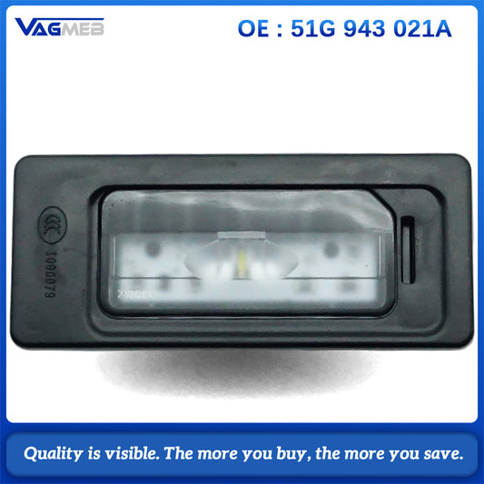 Canbus LED License Plate Light For VW Golf Sportsvan 2015-2020