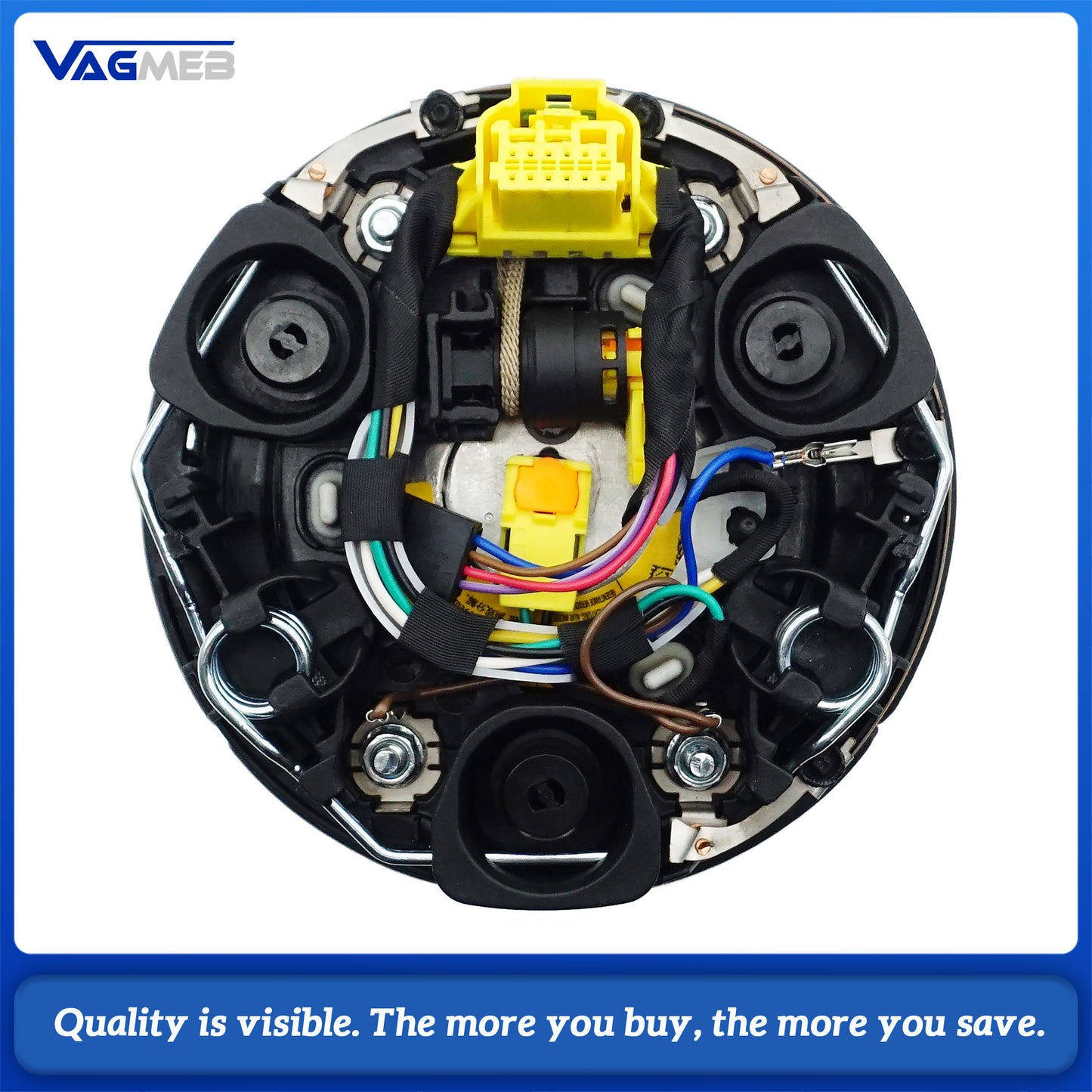 New Products Perforated Leather Steering Wheel For Audi A4 B9