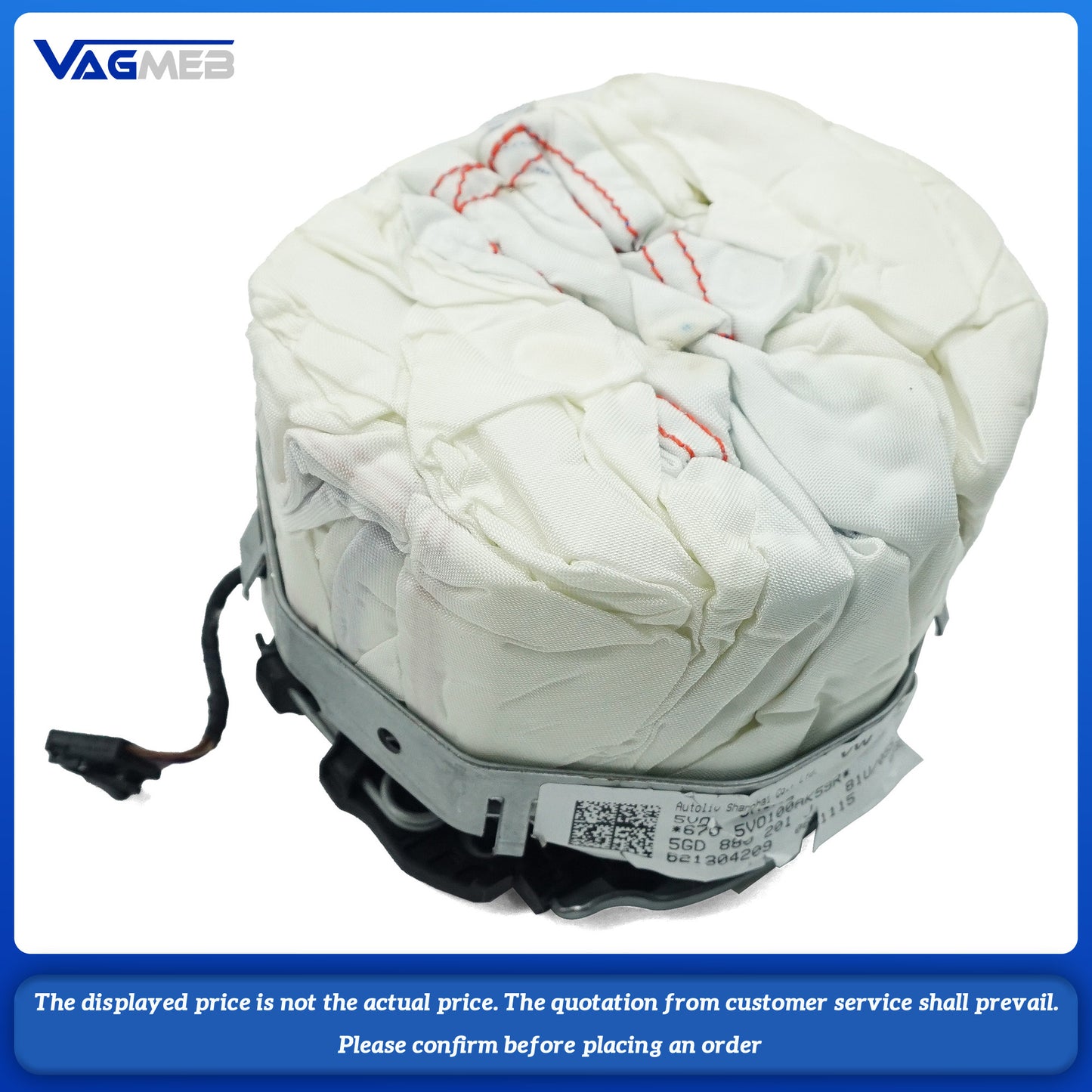 Steering wheel airbag cover multifunction steering wheel For VW Golf MK7