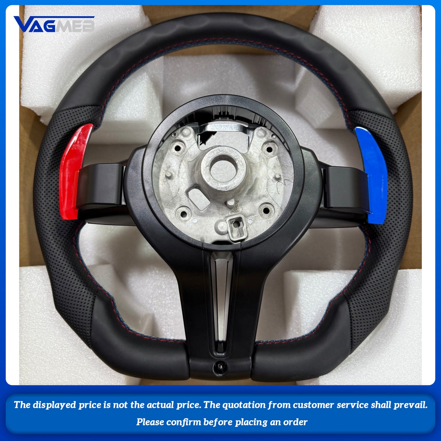 Red style Flame Demon， Steering Wheel For Bmw F30 F10 F31 F20 F25 F22 F36 F33 F32 F80 F82 F11 F18 F01 F90 E90 Steering