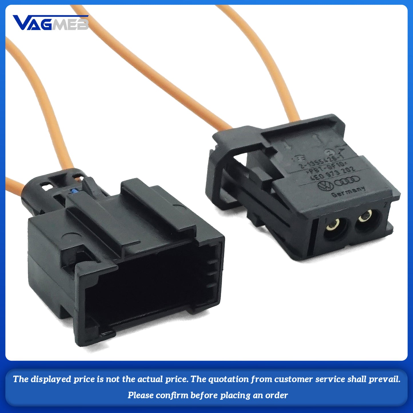 1Pcs MOST Fiber Optical Optic Loop Bypass Adapter Cable Socket For Audi BMW Porsche Mercedes-Benz