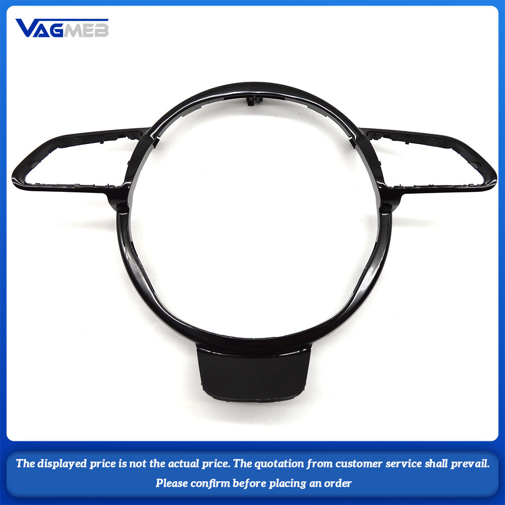 For Audi A4 B8 A6 C7 A3 8V Steering Wheel Black Frame Assembly Accessories