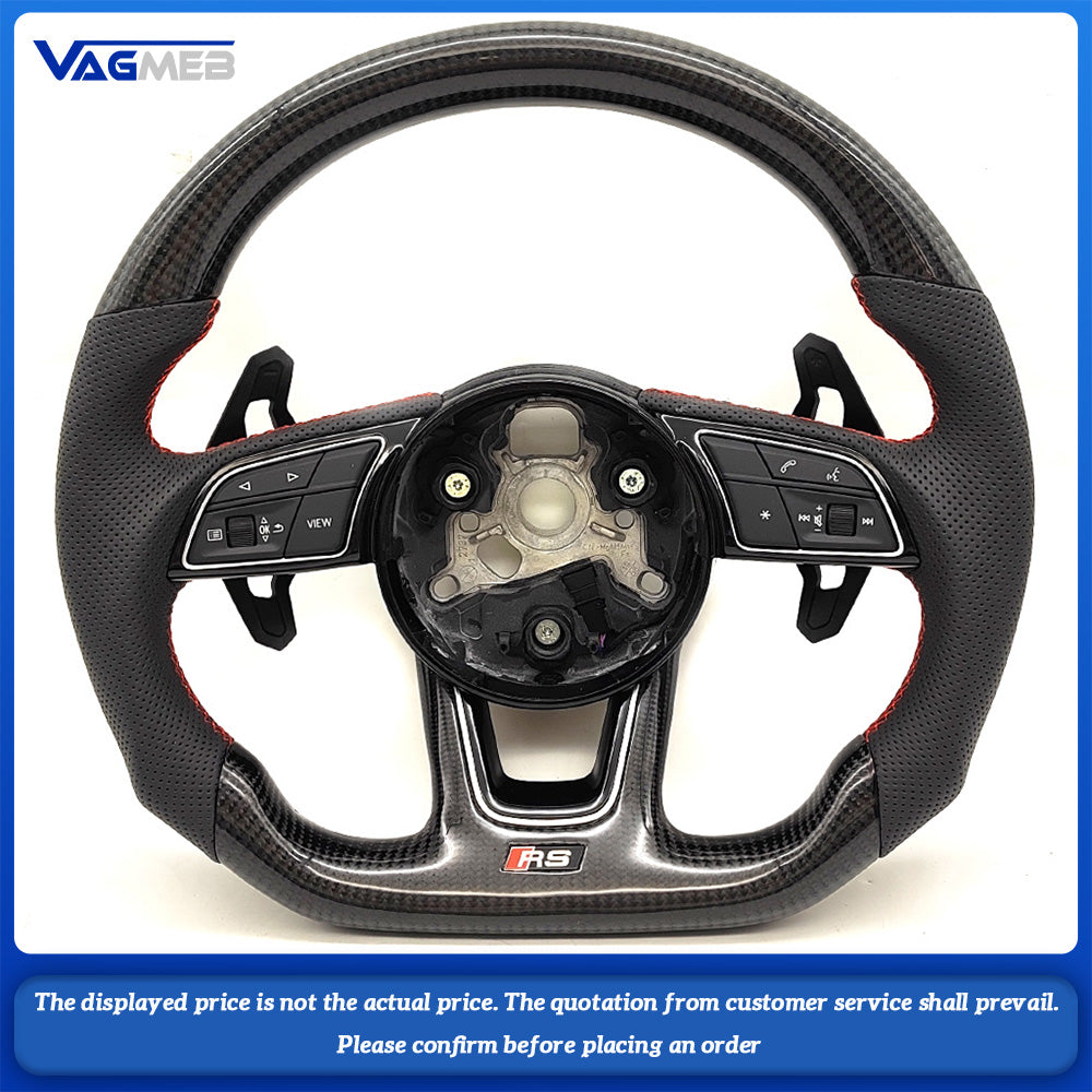 For Audi S/RS/Sline logo A4B9 steering wheel