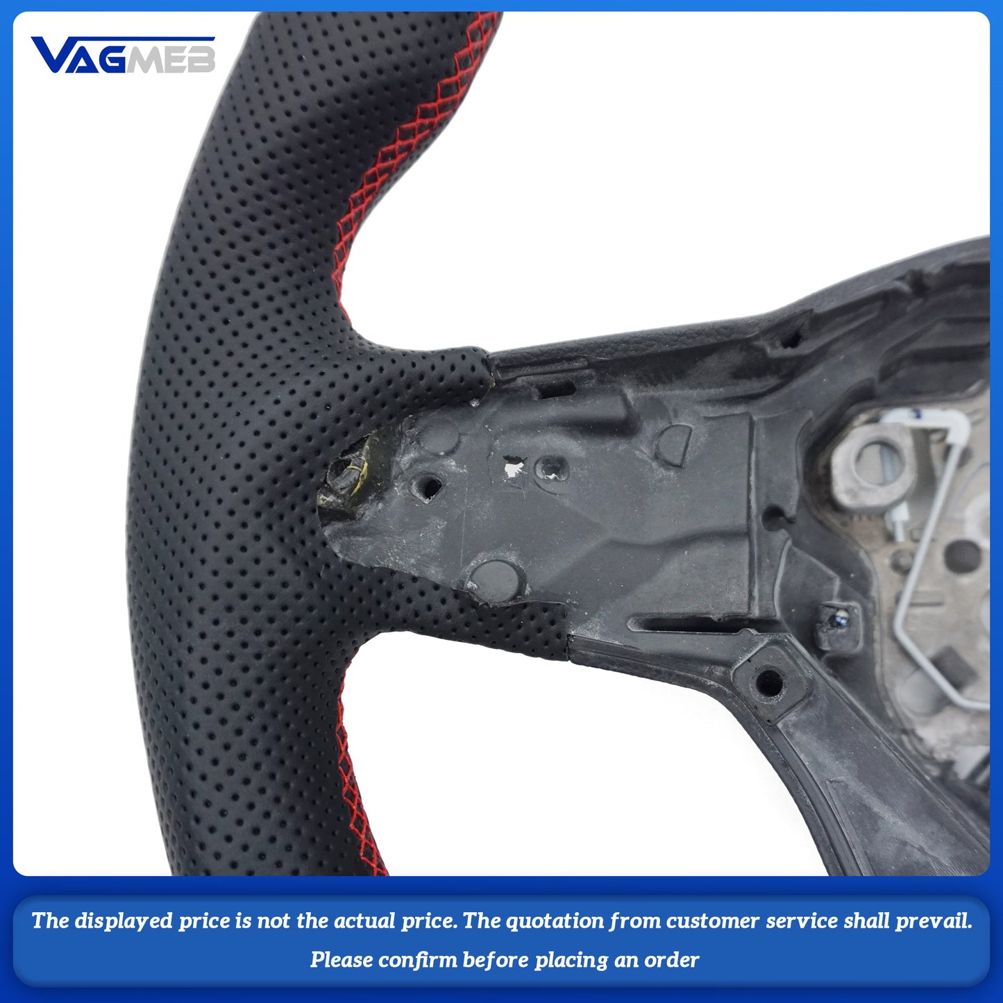 For VW Golf MK8 GTI RLine MK8 Carbon Fiber Steering Wheel Customized Without heating function