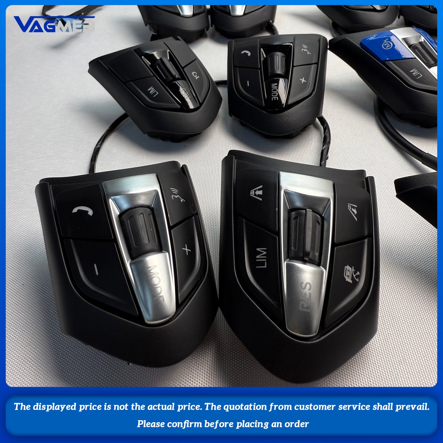 Black/Red/Blue Style For BMW 35 Series F20 F30 F31 F35 F10 F11 F18 E90 E91 E92 E93 Steering Wheel Button With M1M2 Button