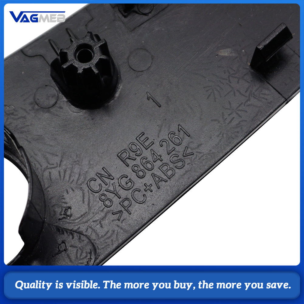 Car Interior Central Console Gearshift Piano Black Panel Replacement for Audi A3 8Y S3 2020 2021 2022 2023 2024 8YG864261