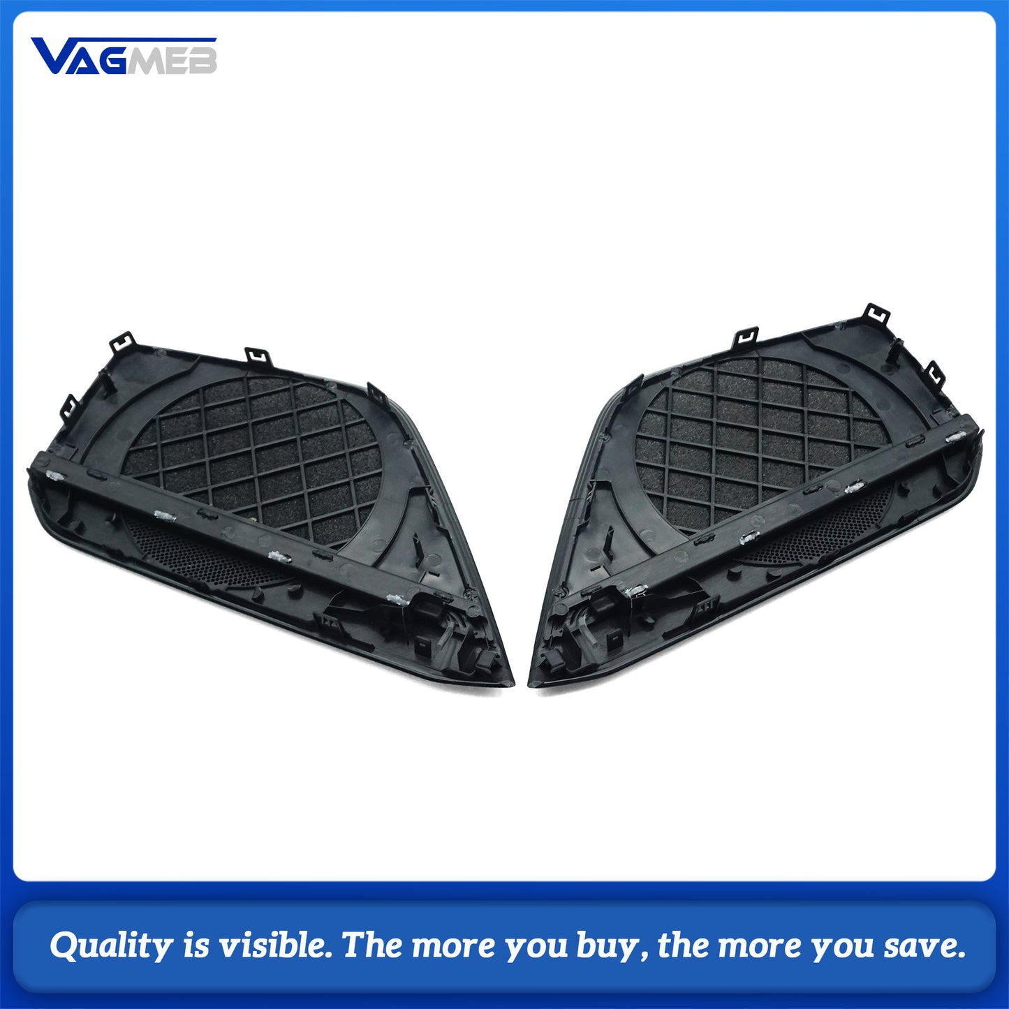 Car Speaker Cover 30 Colors LED Light Emission For Audi A6 C8 A7 Door Trim Panels Accessories