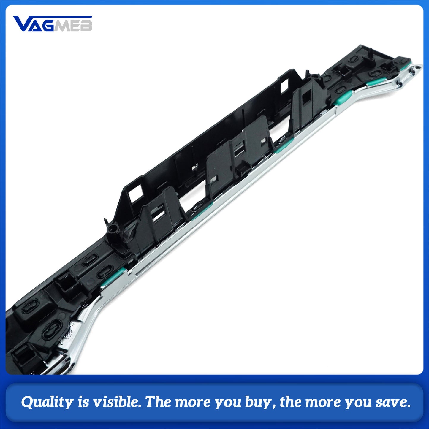 Carbon Fiber Style Long Dashboard Panel for VW Passat B8 2020 - Interior Decorative Trim