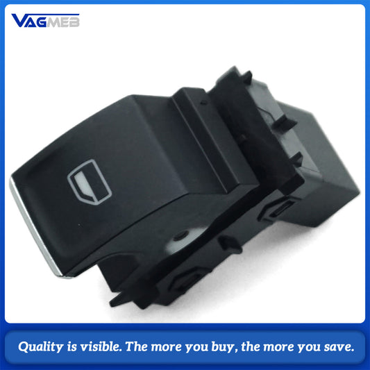 Chrome Driver and Passenger Window Control Switch button For VW Golf MK7 5GG 959 855 A