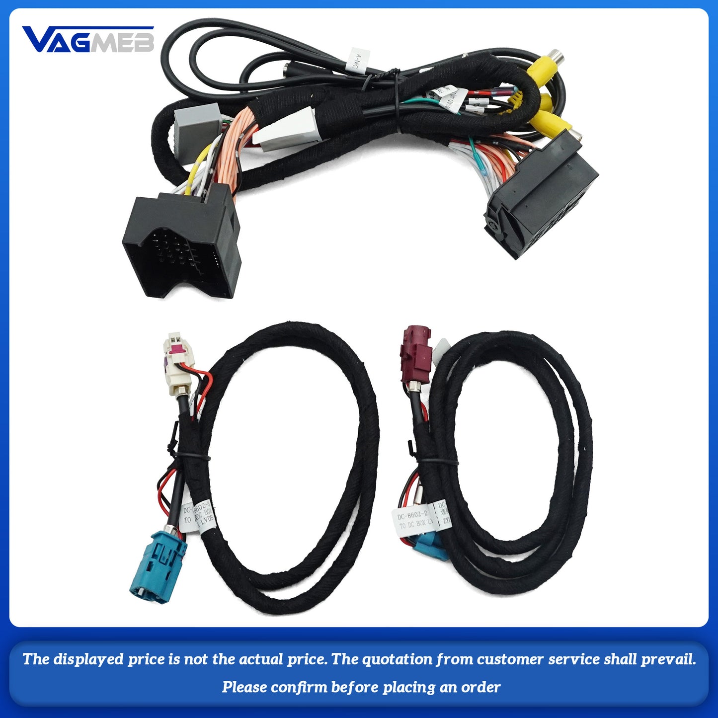 For BMW X3 F25 2013 A set of Carplay module with cables