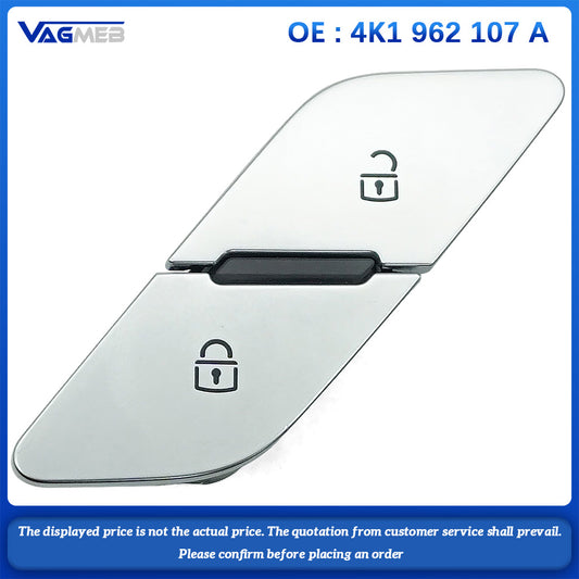 Aluminium Standard Front Left Safety Central Door Lock Switch Button For Audi A6 C8 S6 RS6 A7 RS7 2019-2025 4K1962107A