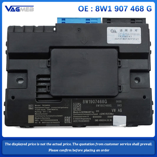 For Audi Q5 Q7 A4 S4 RS5 RS4  Cruise Control Gateway Module Unit 8W1 907 468G