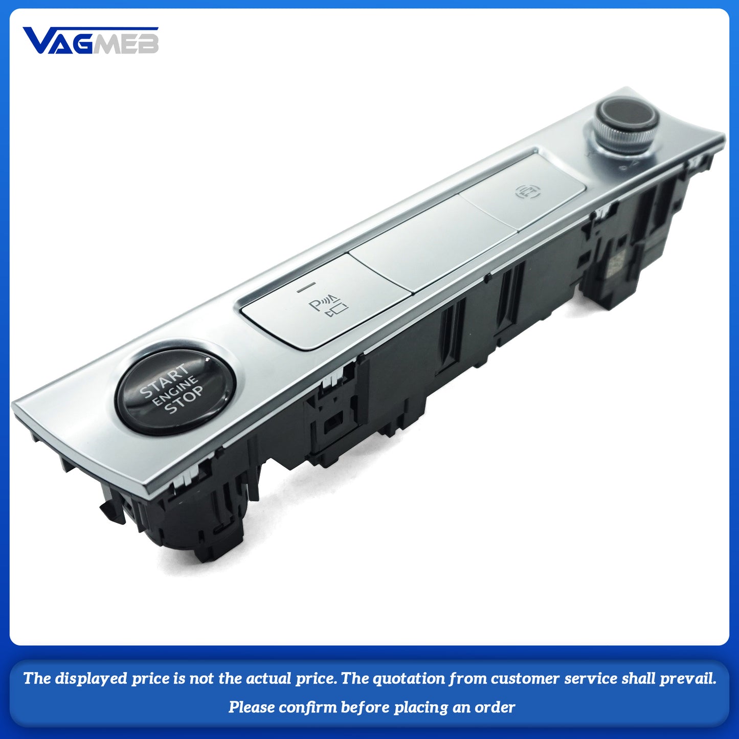 For Audi A6 C8 handbrake switch button, one key start button, knob switch with frame  4N0 959 673F 4K1 919 600 4K1 905 217C