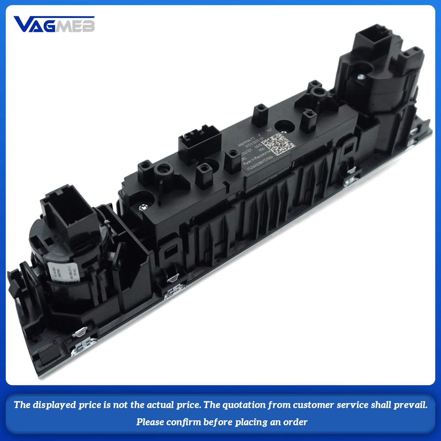 For Audi A6 C8 handbrake switch button, one key start button, knob switch with frame  4N0 959 673F 4K1 919 600 4K1 905 217C