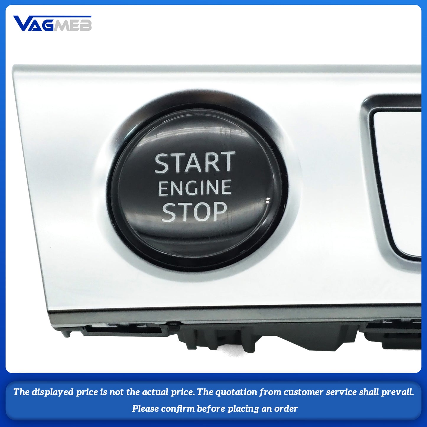 For Audi A6 C8 handbrake switch button, one key start button, knob switch with frame  4N0 959 673F 4K1 919 600 4K1 905 217C
