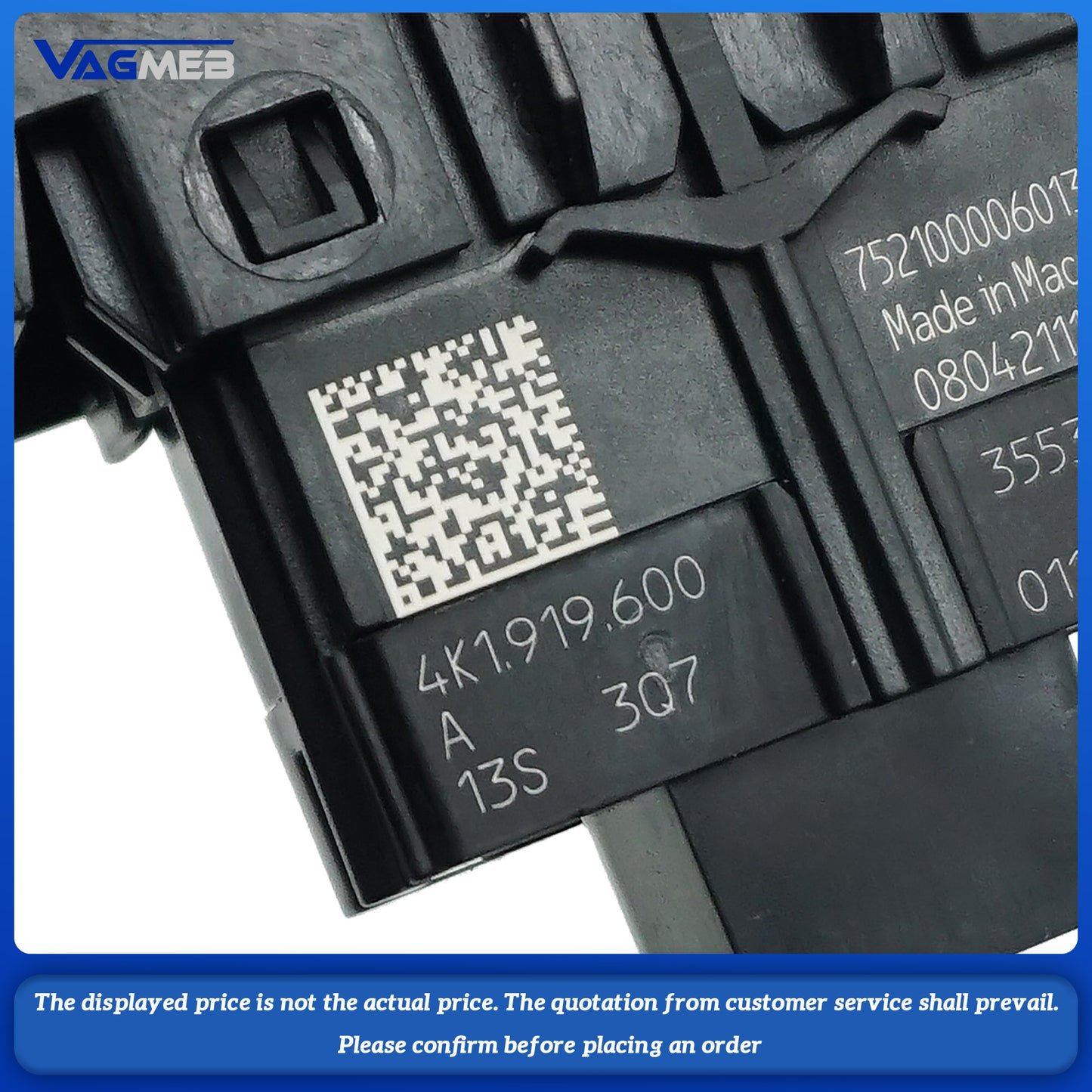 For Audi A6 C8 handbrake switch button, one key start button, knob switch with frame  4N0 959 673F 4K1 919 600 4K1 905 217C