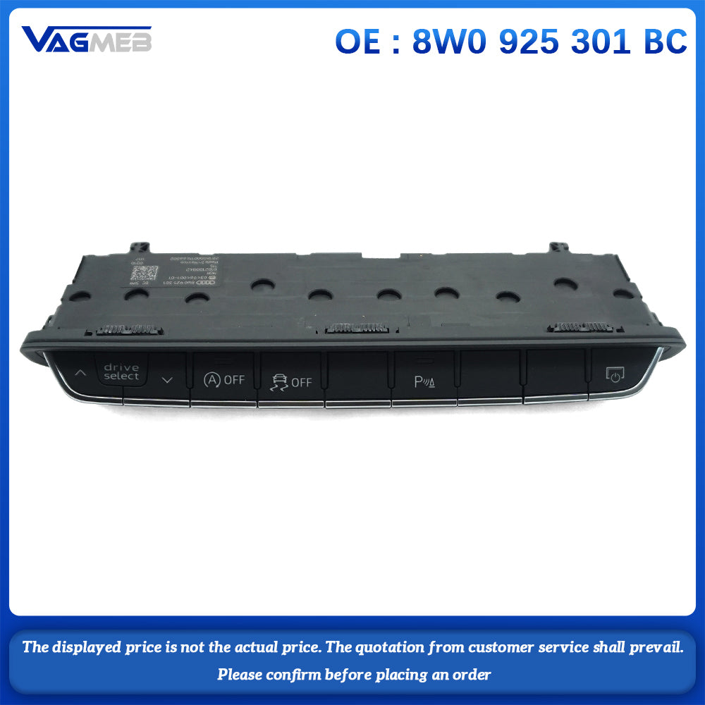 Multi function button switch parking radar switch 8W0 925 301 BC 8W0925301BC For Audi A4 B9 A5 S4 S5 RS4 RS5