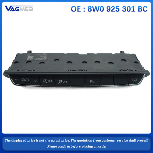 Multi function button switch parking radar switch 8W0 925 301 BC  For Audi A4 B9 A5 S4 S5 RS4 RS5, Car Accessories