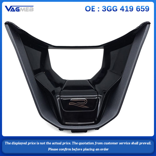 R logo For VW GOLF 8 rline gti Passat Viloran Arteon Tiguan L Teramont steering wheel