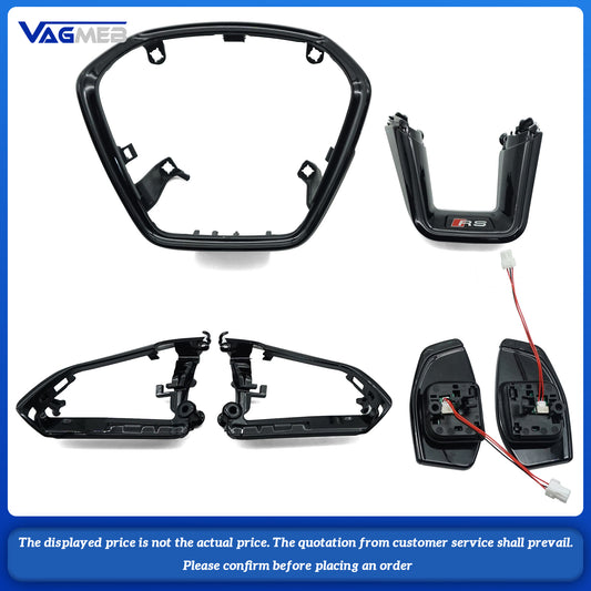 Steering Wheel Frame Suitable For Audi A6 4-Piece Set Of Adaptive Button Frames,steering Accessories，Car Accessories