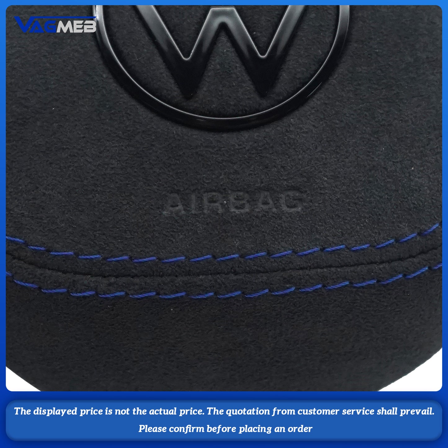 Steering wheel airbag cover multifunction steering wheel For VW Golf MK8