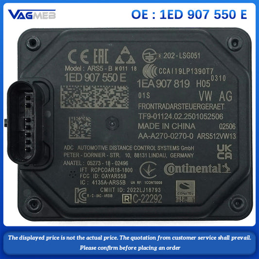 ACC Adaptive Cruise Control Sensor Distance Radar Sensor For VW IDU 1ED 907 550 E