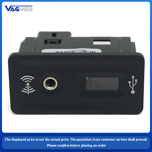 CarPlay USB AUX Install Plug Socket Switch Button MIB2 MDI USB AMI Adapter for VW GOLF MK7 PASSAT 5G0 035 222E 5Q0 035 724