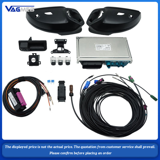 For VW Touareg 2019 360 Panorama kit a set of mirror shell module wiring harness（Sports style）