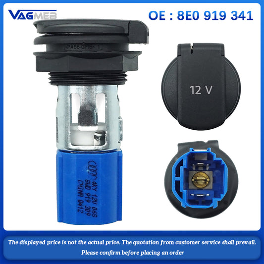 Cigarette Lighter Power Plug Socket Outlet Assembly For Audi 8E0 919 341