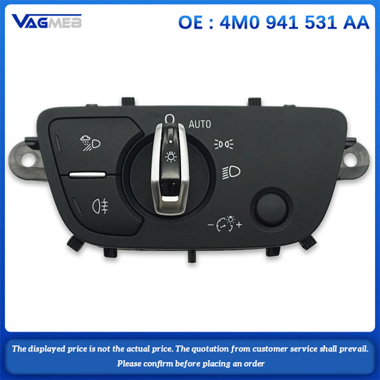 Car Headlight Control switch Headlight button Light switch A4 S4 A5 S5 Q5 Q7 RS  4M0 941 531AA