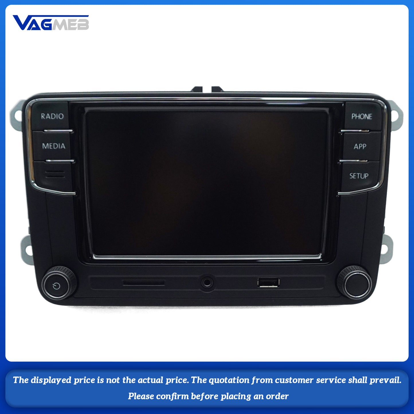 For VW 187B Host 6 buttons and adapter cable Equipped with wireless CARPLAY 6RD035187B 6RD 035 187 B