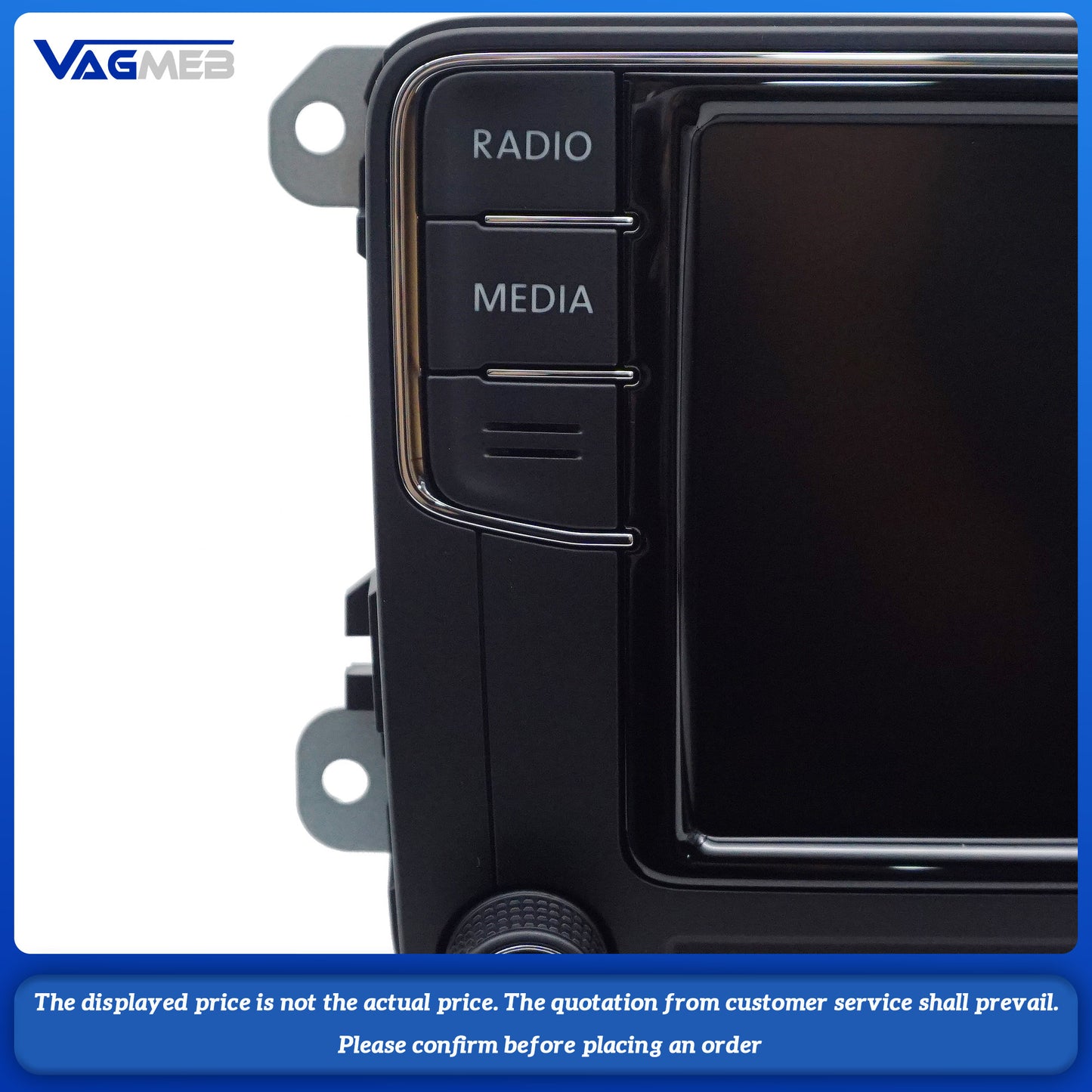 For VW 187B Host 6 buttons and adapter cable Equipped with wireless CARPLAY 6RD035187B 6RD 035 187 B