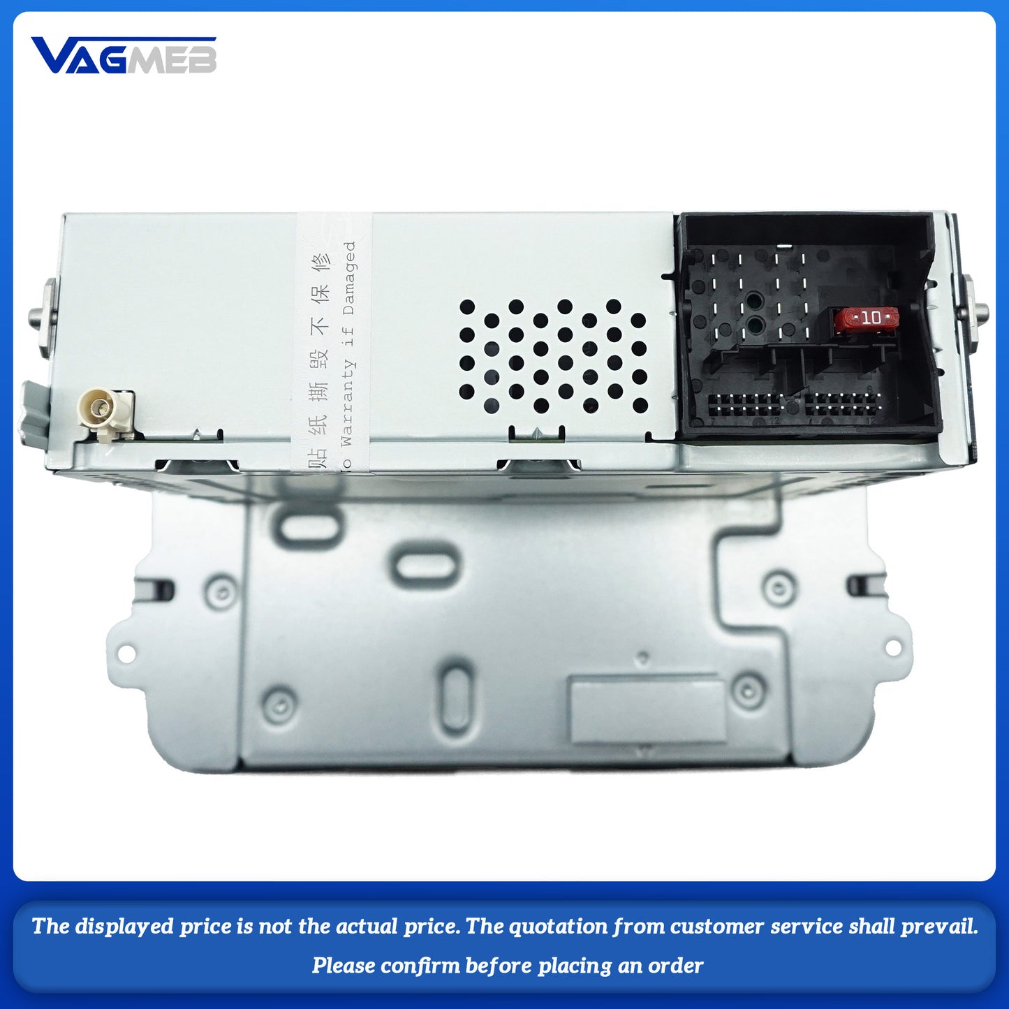For VW 187B Host 6 buttons and adapter cable Equipped with wireless CARPLAY 6RD035187B 6RD 035 187 B