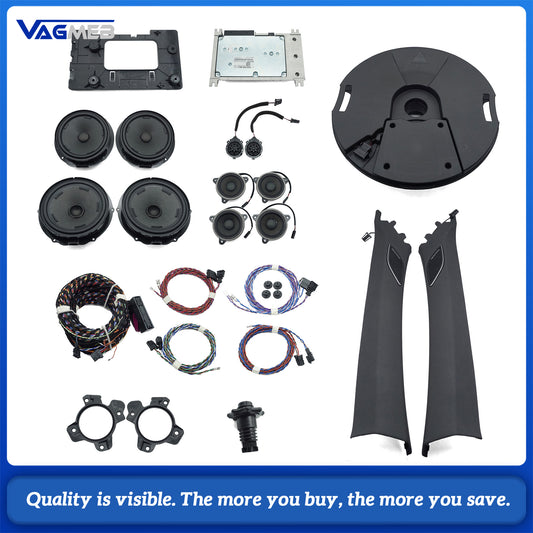 For VW Passat B9 Harman Kardon Full Kit Car Audio Upgrade - Premium Sound System Installation Bundle