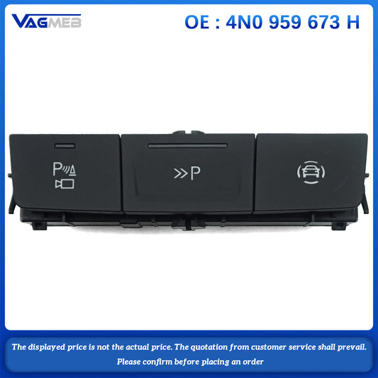 Multi functional parking radar button switch for Audi A6 C8 A7 Q7 Q8 4N0 959 673H
