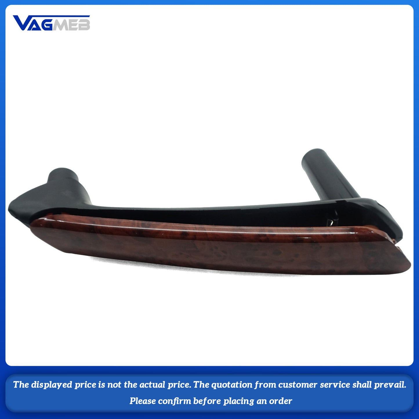 Mahogany door handle Switch base For VW Passat B5