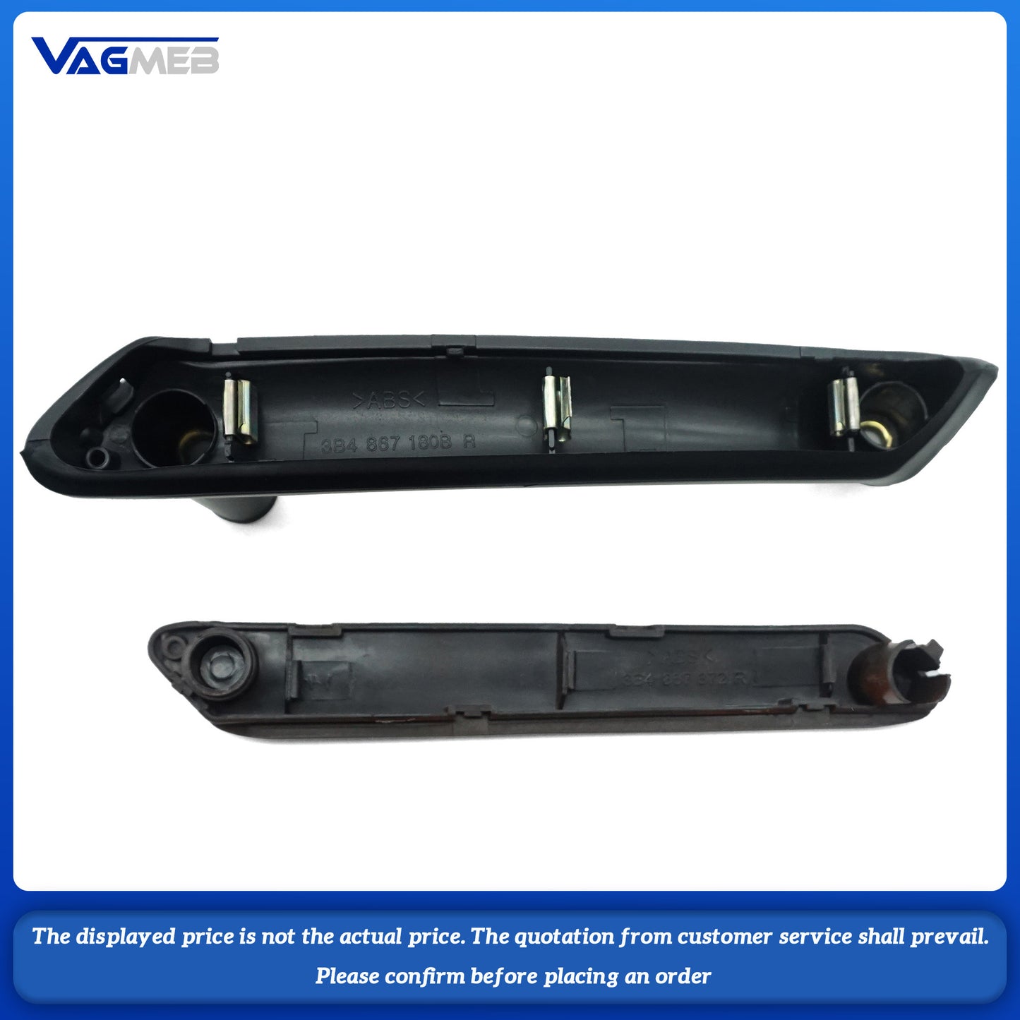 Mahogany door handle Switch base For VW Passat B5