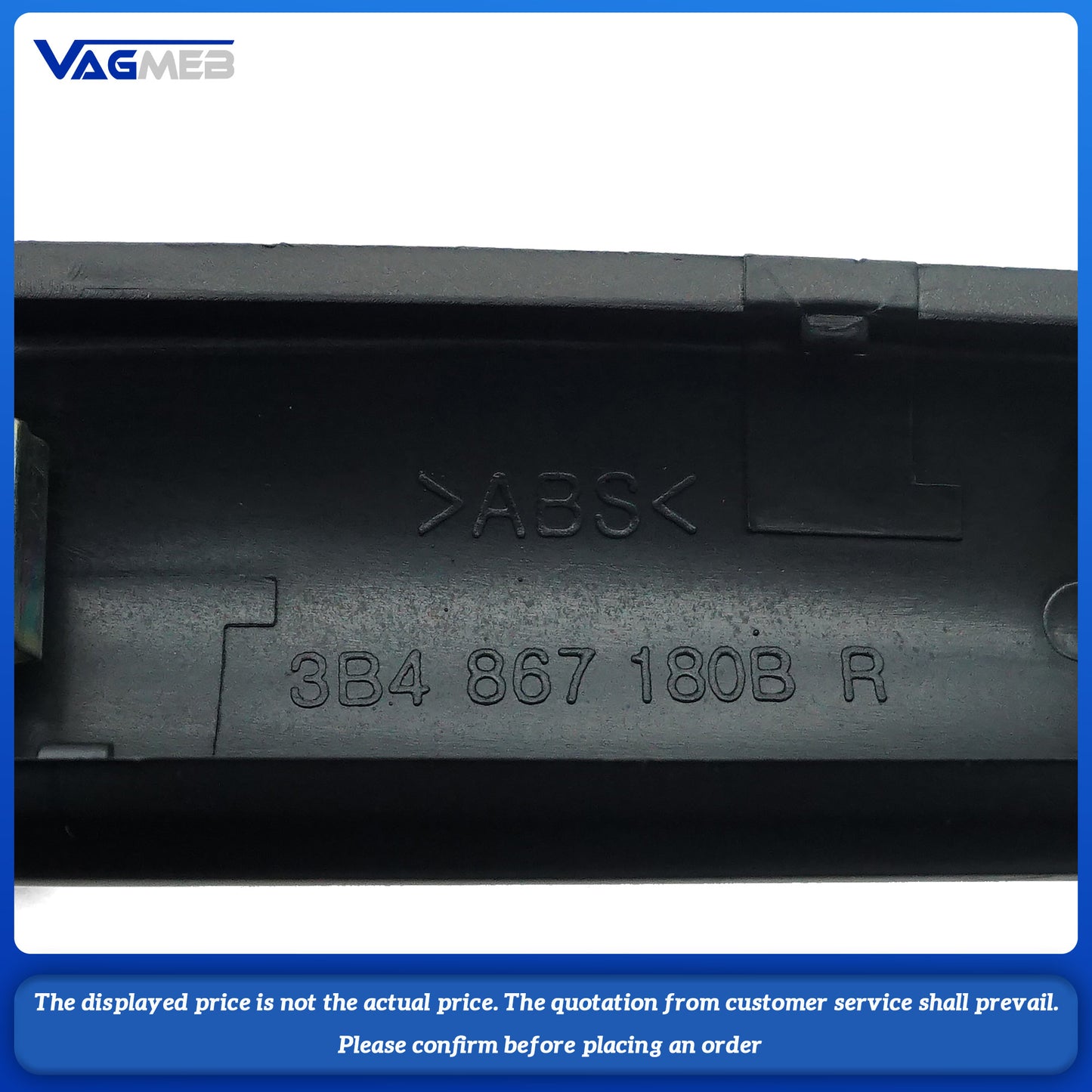Mahogany door handle Switch base For VW Passat B5