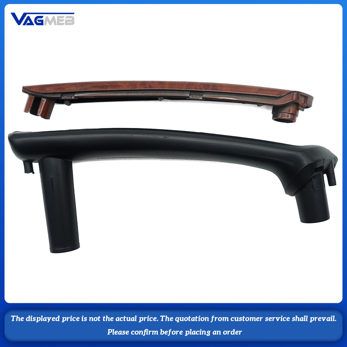 Mahogany door handle Switch base For VW Passat B5