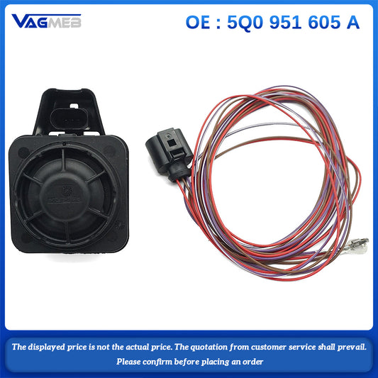 Electronic alarm Siren For VW Golf 7 MK7 Passat B8 Arteon Jetta MK7 Tiguan MK2 Atlas 5Q0 951 605A