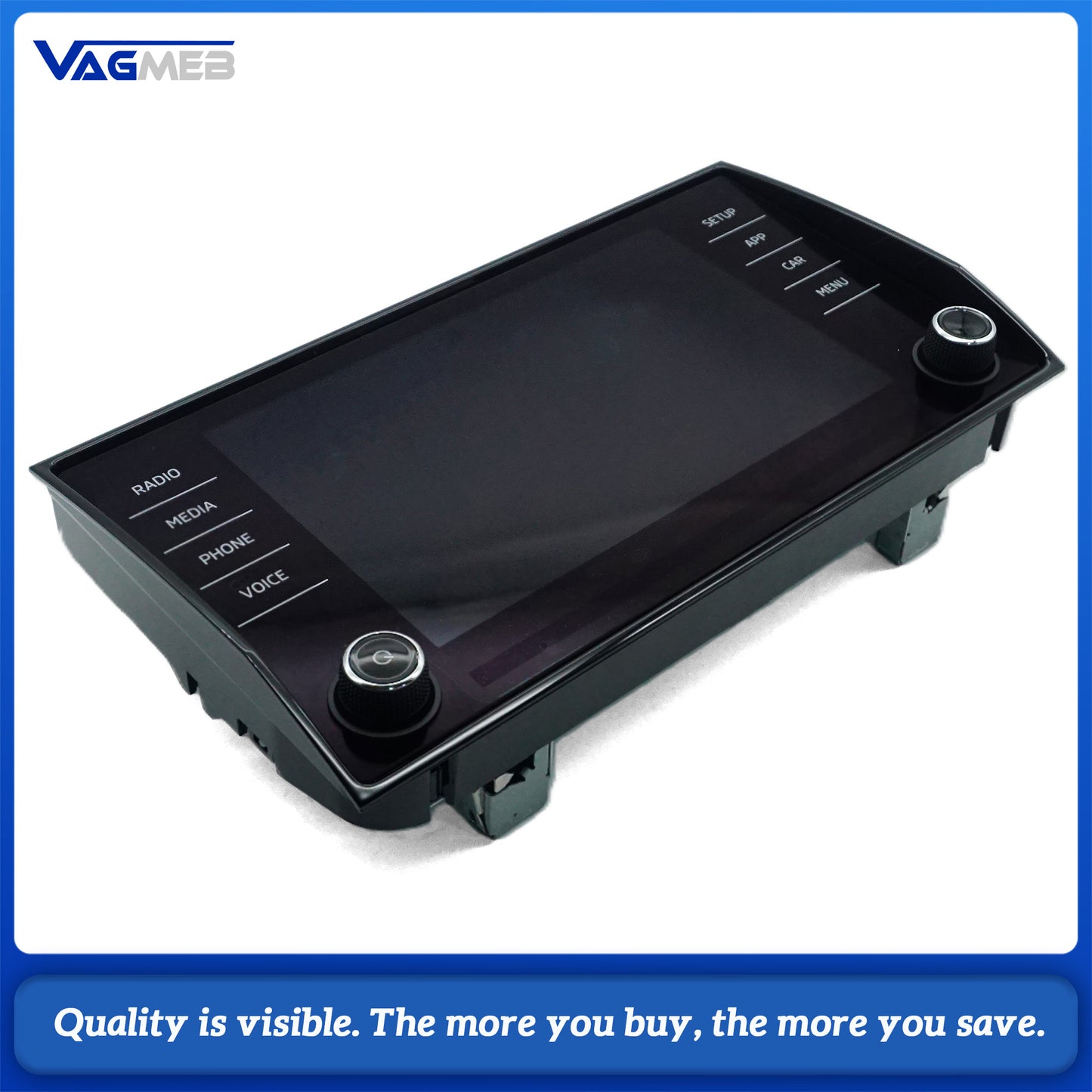 565 919 605 C 8 Touch Screen Display Monitor For Skoda Kodiaq Karoq Amundsen Bolero MIB2 Radio