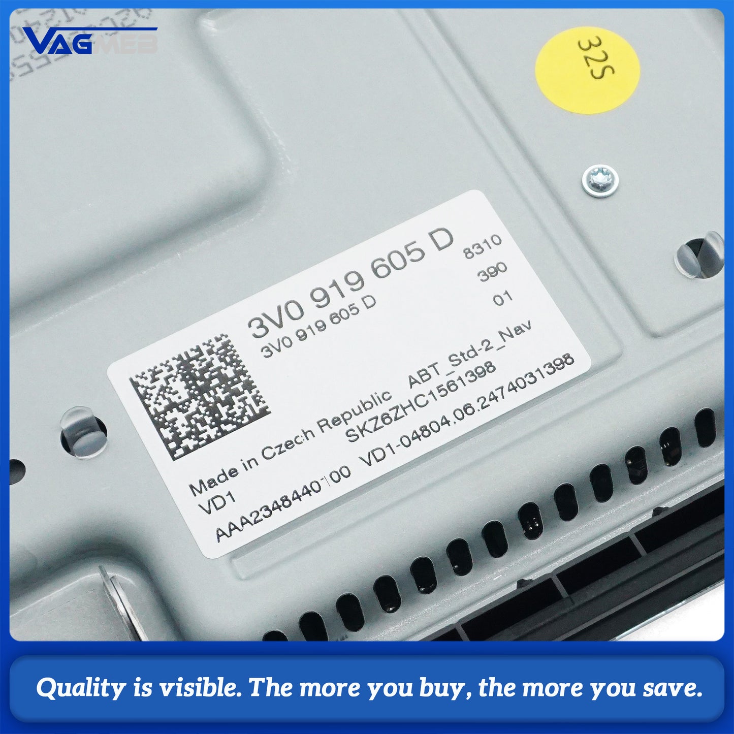 3V0 919 605 D 8 Amundsen MIB 2 Navigation Display Screen For Skoda Superb 3 MK3 3V Glass Touch Monitor